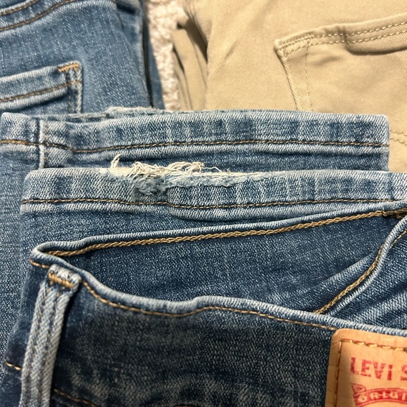 LOT Of 5 Levi's Jeans Womens 4  505 Straight Stretch Denim 5-Pocket Pants 27x32 - Picture 6 of 7